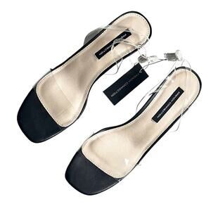 French Connection Women's Black Sandals Tia Heeled Size 10